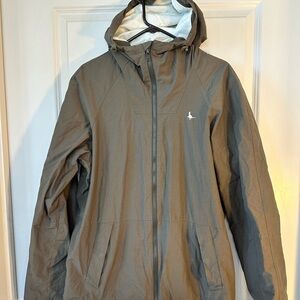 Jack Wills Great Britian Superior Craftsmanship Green Full Zip Hoodie Jacket, L